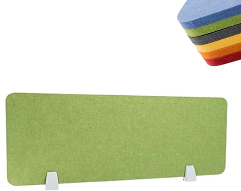 ZGHQHCDRH Séparateur de Bureau, Panneau de Confidentialité Acoustique Anti-Bruit, Cloison de Table Debout, pour Bureau Salle de Classe Étudiants Protection de la Vie Privée(Green,30x120cm)