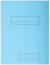 Exacompta - Réf. 335006E - Paquet de 50 chemises rigides imprimées avec 2 rabats SUPER 210 g/m² - couleurs pastel - chemises certifiées PEFC™- dimensions 24 x 32 cm pour format A4 - couleur bleu clair