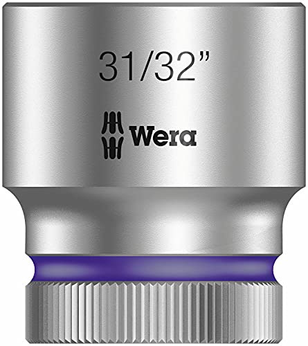 Wera 8790 HMC Zyklop-Steckschlüsseleinsatz mit 1/2 Zoll-Antrieb, 31/32 Zoll, 05003630001