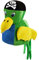 Andere Hut Papagei Pirat Vogel Piratenhut / Höhe ca. 25cm / Kopfumfang 57-58cm / Unisex-Erwachsene, Kinder, Erwachsene, Kostümfans