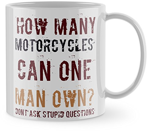 PPH Motorbike Mug - How Many Motorcycles, Motorcycle Gift, Biker Bike Dad 879