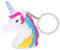 Kikkerland schlüsselanhänger Einhorn led 4 x 5 cm weiß