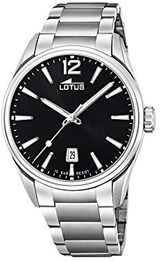 Reloj Lotus Chrono 18692/1, para Hombre, Esfera Redonda y Azul de 42mm y Correa de Acero