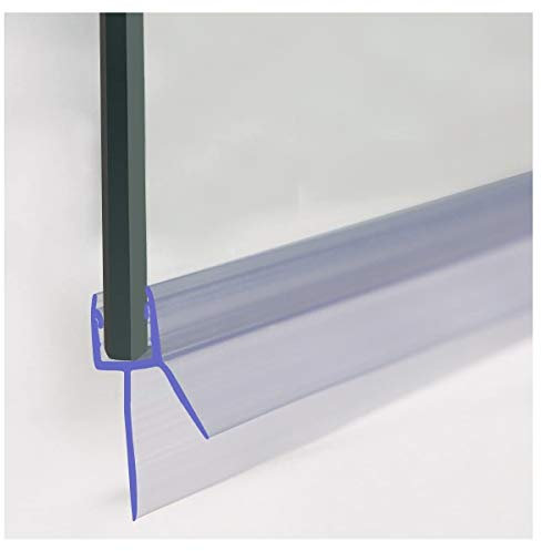 ECOSPA Bath Shower Screen Door Seal for 4-6mm Glass Up to 20 mm Gap
