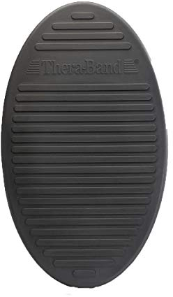 THERABAND Dynair XXL 50 cm Ballkissen, Wackelscheibe für Balance-Training, dynamisches Sitzen & Physiotherapie, ideal für aktives Sitzen & korrekte Haltung, Schwarz
