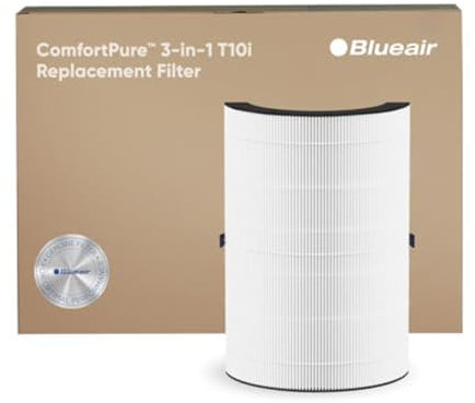Blueair Filtro de repuesto original 3 en 1 T10i, de partículas y carbón activado, para el purificador de aire 3 en 1 T10i