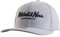 Mitchell & Ness Classic Red Pinscript Snapback, Charcoal
