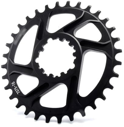 NGHSDO Platos para Bicicletas Bicicleta MTB Bicicleta de montaña 30T / 32T / 34T / 36T / 38T BICICLE CAÑA Plato Ovalado 32 MTB (Color : Offset 3mm 30T)