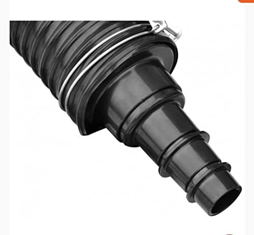 Manchons reducteurs100mm-68/46/40/35 pour tuyau antistatique aspirateur copeaux, Noir