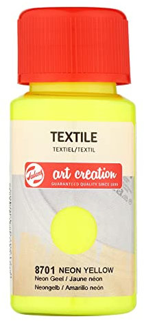 Talens Art Creation Textile Farbe - Neon Gelb 8701-50 ml Stoffmalfarbe für helle Stoffe