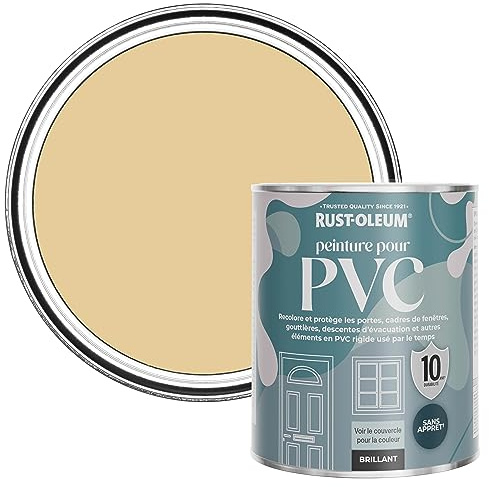 Rust-Oleum Yellow uPVC Door and Window Paint In Gloss Finish - Sandstorm 750ml