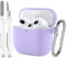 R-fun Kompatibel mit AirPods 3rd Generation 2021 Ladecase Abdeckung, Soft Silikon Schutzhülle Kompatibel mit Apple Airpod 3 Gen mit Cleaner Kit Schlüsselanhänger,Bananenfilch