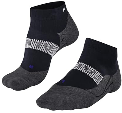 FALKE Herren Laufsocken RU4 Endurance Cool Short M Sso Funktionsmaterial antiblasen 1 Paar, Blau Space Blue 6116, 42-43