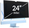 PYS Privacy Screen Protector for Apple iMac 24 Inch M1 M3 M4 Monitor Self-Adhesive Removable Privacy Filter Anti-Glare Blue Light Blocking Screen Protector