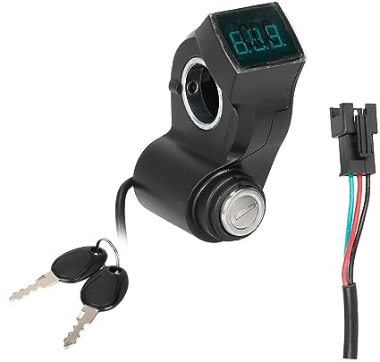 MotuTech Interrupteur d'Activation avec Clés pour Kugoo M4 Trottinette électrique Affichage Digital Pièces de Rechange Accessoires de Modification