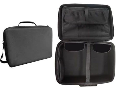 Für PS5 Slim Konsole Gehäuse,Hartschale Tragetasche Koffer Organizer Aufbewahrungstasche Schutzhülle Kompatibel mit für PS5 Slim Digital und Optisches Laufwerk Edition