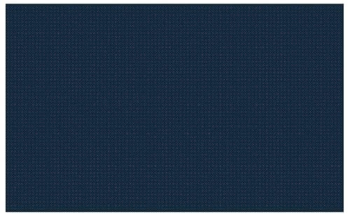 Gecheer Treibende Pool-Solarplane PE 260x160 cm Schwarz und Blau