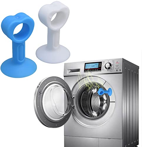 10Pcs Heart-Shaped Washing Machine Door Prop for Front Load Washers - Prevents Odor and Keeps Air Fresh