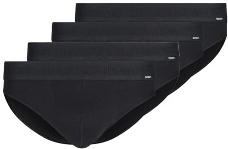 Skiny - Basic - Slip/Unterhose - 4er Pack (M Schwarz)