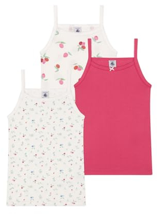Petit Bateau Mädchen Hosenträgerhemden (3er Pack)