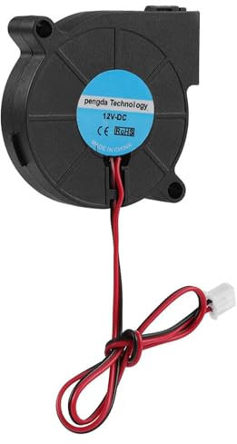Horoper Cooling Fan for Electronics, 5015 DC 50 * 50 * 15mm Ender 3 Fan Upgrade for 3D Printer Accessories (12V)
