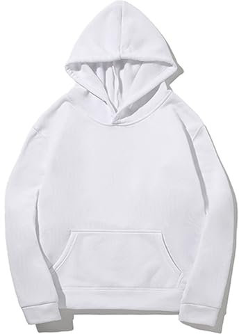 Hoodie Herren Lässige Modische, Sport Kapuzenpullover Langarm Sweatshirt Mit Bündchen Ärmeln, Einfarbiges Top Pullover, Langarmshirt Oberteile Weich Bequem, Sale Pullunder Stilvoller Slim Fit