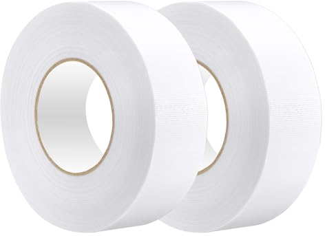 PATIKIL Pickleball Court Tape 2 in x 236ft, 2 Stück Pickleball Court Marking Kit für Indoor/Outdoor Tennis Volleyball Badminton Court, Weiß