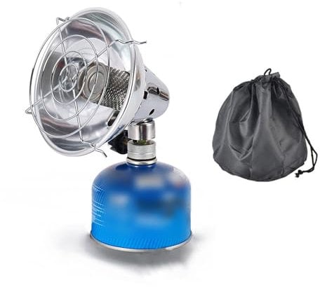 kosingna Mini Camping Gas Heater Rapid Heating Energy Heater Portable Tent Heater with Storage Bag