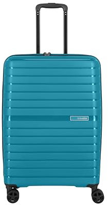Travelite 4-Rad Hartschalenkoffer mittelgroß 67 Liter, Gepäck Serie TRIENT: Hartschalen Trolley mit TSA Kombinationsschloss, 66 cm