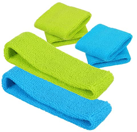 Happyyami 2 Sätze Stirnband Bands Personalisiert Bandeau Herren Handgelenk-schweißbänder Für Männer Wärmer Trainingsstirnbänder Für Frauen Stirnbänder Für Mädchen Stirnbänder Für Damen