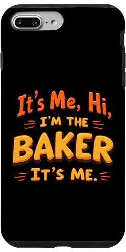 iPhone 7 Plus/8 Plus It's Me Hi I'm The Baker Cookie Baking Funny Baker Womens Case