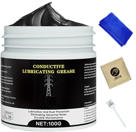 Grasa lubricante conductiva: pasta grasa eléctrica para componentes automotrices y electrónicos | Conexión lubricante dieléctrica para conectores, terminales, enchufes, baterías, sensores
