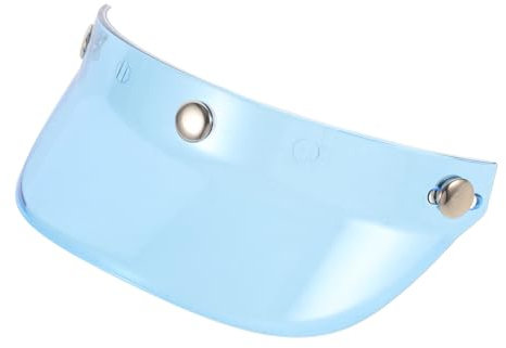 Ciieeo Visiera Ricambio per Casco con Attacco Pulsanti Protezione e Resistente per Ciclo e Trasparente