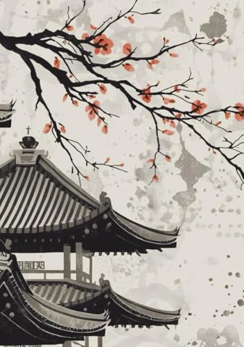 Zen Temple Notebook: B5 Lined Journal | 160 Pages for Mindful Writing and Daily Notes