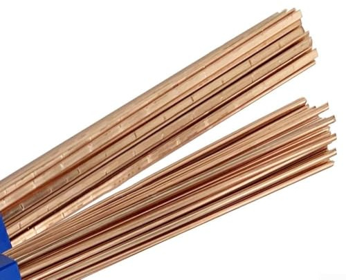 Phosphor-Kupfer-Lötstab L201, 1 kg, BCu93P für Kupferrohrschweißen, kein Flussmittel erforderlich, niedriger Schmelzpunkt für HVAC-Kühlung (1,5 mm)