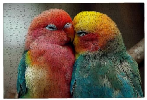 Puzzle 5000 Teile Vogel, Puzzle Papagei, Klassische Puzzels Erwachsene, Impossible Holzpuzzle Geschicklichkeitsspiel für Die Ganze Familie, Holzpuzzle mit Exquisiter Verpackungsbox Geschenke, -2031