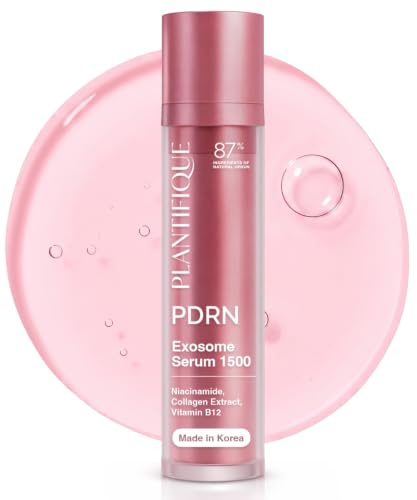 PLANTIFIQUE PDRN Microneedling Visage Serum 1500 PPM, Glass Skin Effet, 48ml