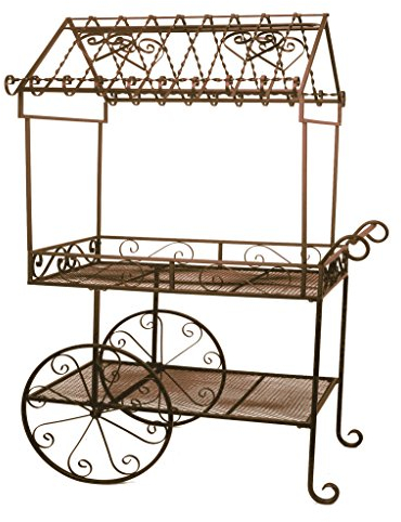 Deer Park Ironworks (TC104 Blumenkorb aus Stahl, groß