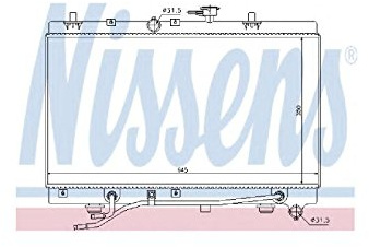 Nissens 66663 Radiator, engine cooling