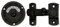 Ironmongery World Black Antique Iron WC Vacant Engaged Toilet Bathroom Door Lock Indicator Bolts - Black Antique Finish