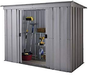 Yardmaster PZ 6x4 Pent Metal Garden Shed - Assembly Service Available