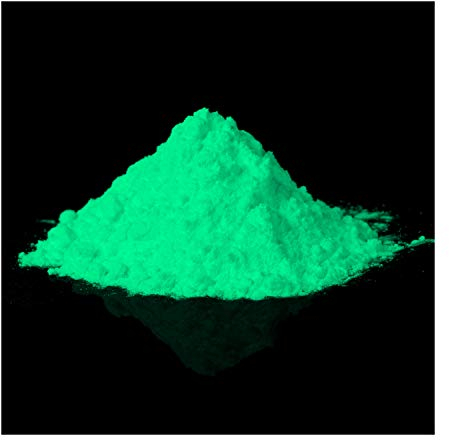lumentics Sovrapprezzo fluorescente polvere verde - Colore UV pigmenti luminescenti al buio. 40g fosforescente, fluorescente, autoluminoso pigmenti a luce nera per resina, lacca e epossidico.