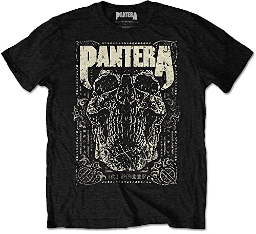 Pantera Men's 101 Proof Skull T-Shirt (Pack of 1)