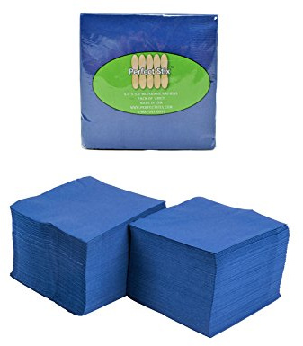 Perfect Stix - Tovaglioli di carta da 100 ct, 2 veli, colore: Blu navy (confezione da 100)
