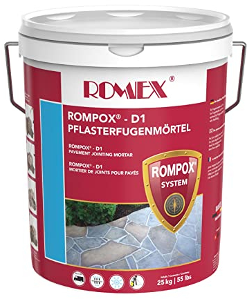 Rompox D1, Pflasterfugenmörtel 2-K, 25 kg Eimer, Farbe Neutral