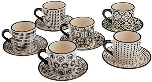 H&H Set 6 tazzine da caff vhera