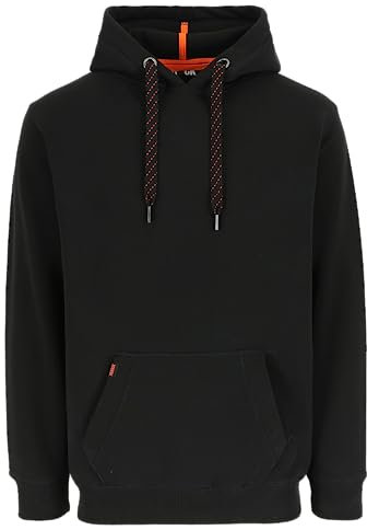 Herock 22MSW1401 Hesus Sweater mit Kapuze, Schwarz, Größe M