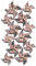Artoz Artwork 3D Motiv-Sticker 185560-74Windrad rosa Gold (Origami)