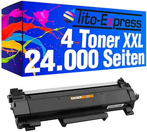 Tito-Express PlatinumSerie 4 Toner Super-XL für Brother TN-2420 HL-L2310D L2375DW L2370DN MFC-L2710DN L2710DW L2712DN L2712DW L2730DW L2732DW L2750DW L2510D L2512D L2550DN | MIT CHIP