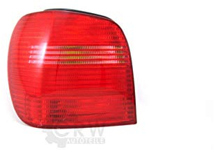 Diederichs Rückleuchte Heckleuchte links, Rot, Weißglühend, Auto, Rückleuchte, VW POLO 00 (6N/6KV) 10/99-09/01 Steilheck, Rechtsverkehr